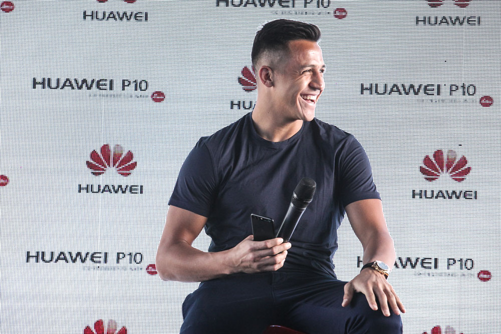 Alexis Sánchez, Jugador de Arsenal FC y Embajador de Huawei