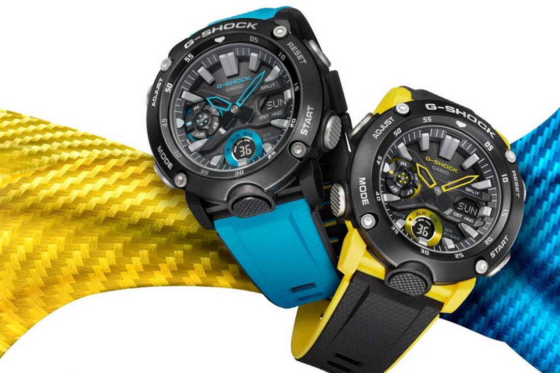 G-Shock presenta su modelos a todo color GA-2000