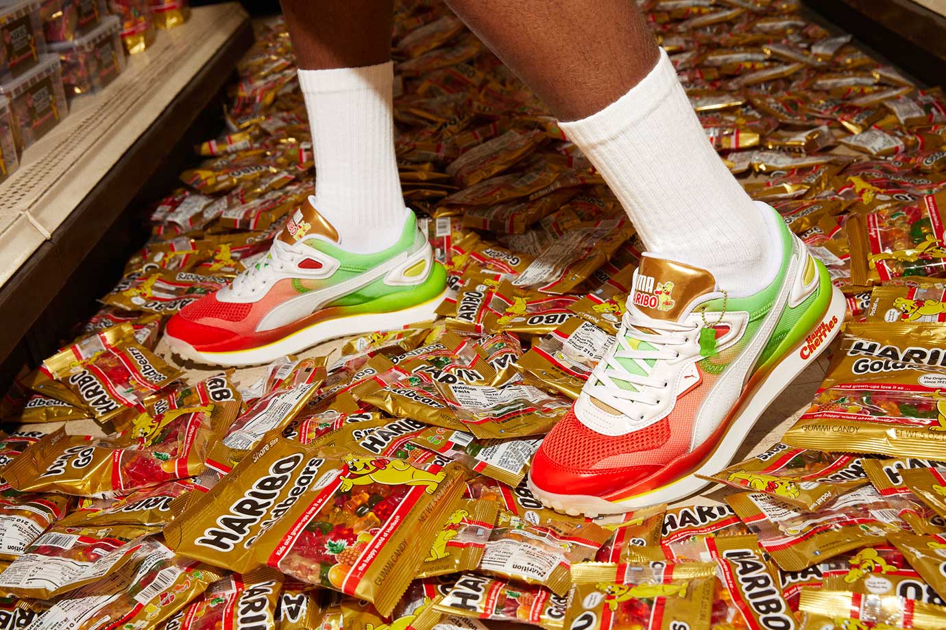 PUMA x HARIBO da vida a una colección de calzado y ropa